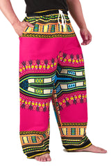 Pink African Dashiki Pants