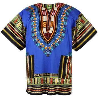 Blue African Dashiki Shirt
