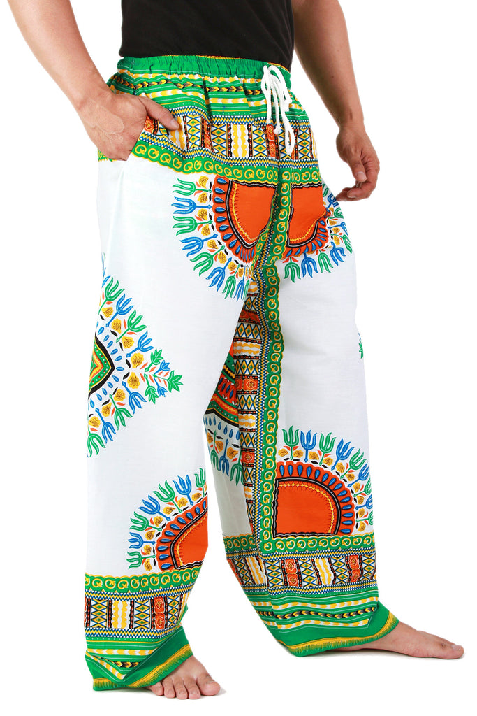 04 - Worldwide - Gorgeous Cotton African Dashiki High Waist Pants