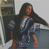 Black Plus Size African Dashiki Shirt