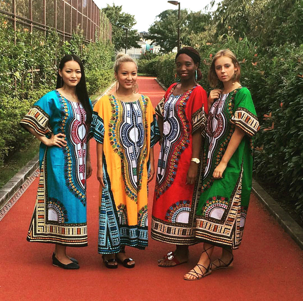 African Dashiki Long Dress African Dashiki Long Dress