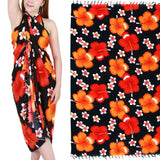 Floral Sarong, Shawl, Swimwear cover, Beach cloth, Sarong sw002