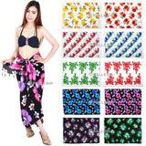 Floral Sarong, Shawl, Swimwear cover, Beach cloth, Sarong sw002