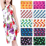 Floral Sarong, Shawl, Swimwear cover, Beach cloth, Sarong sw002