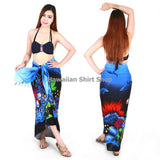 Sea Pattern Sarong, Shawl, Swimwear cover, Beach cloth, Sarong sw001