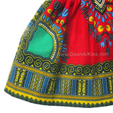 Red Toddler Kids African Dashiki Dress Shop Online