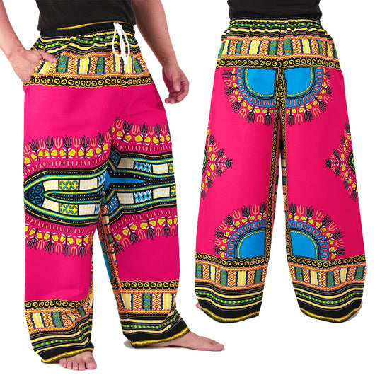 Pink African Dashiki Pants