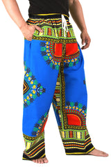 Blue African Dashiki Pants