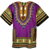 Purple African Dashiki Shirt