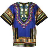 Dark Blue African Dashiki Shirt