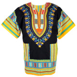 Black and Yellow Colorful African Dashiki Shirt
