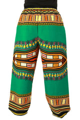 Green African Dashiki Pants