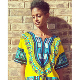 Light Yellow African Dashiki Shirt