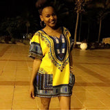 Light Yellow African Dashiki Shirt